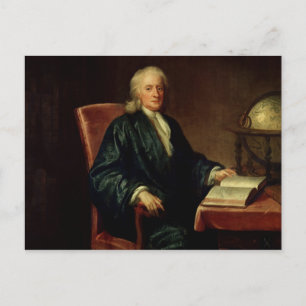 Portrait von Isaac Newton, c.1726 Postkarte