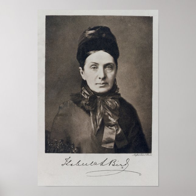 Portrait von Isabella Bird Bishop Poster (Vorne)