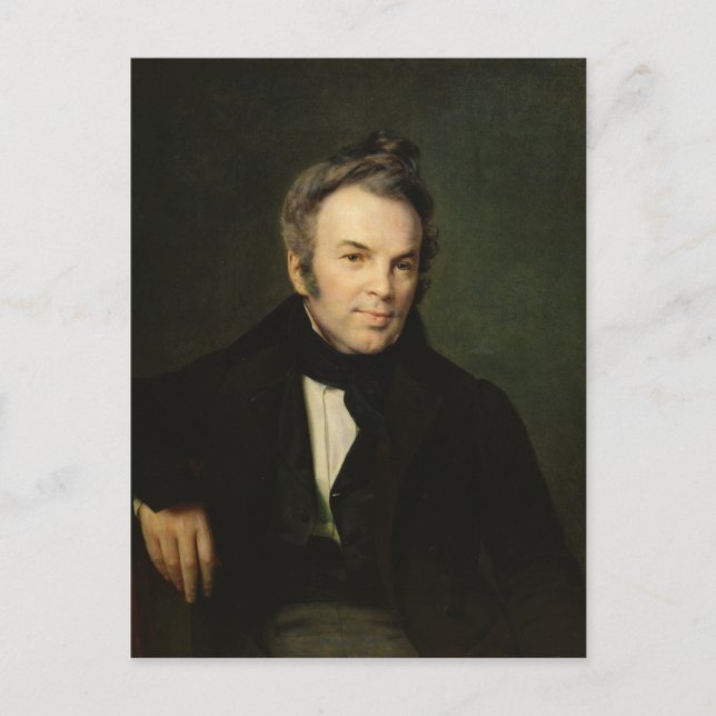 Portrait von Ivan Lazhechnikov, 1834 Postkarte (Vorderseite)