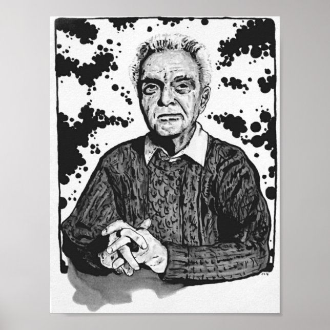 Portrait von Jack Kirby King of Comic Poster (Vorne)