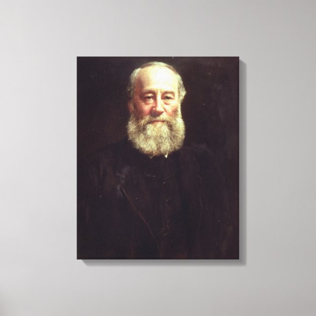 Portrait von James Prescott Joule Leinwanddruck (Vorderseite)