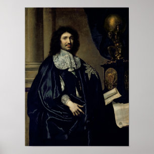 Portrait von Jean-Baptiste Colbert de Torcy 1666 Poster