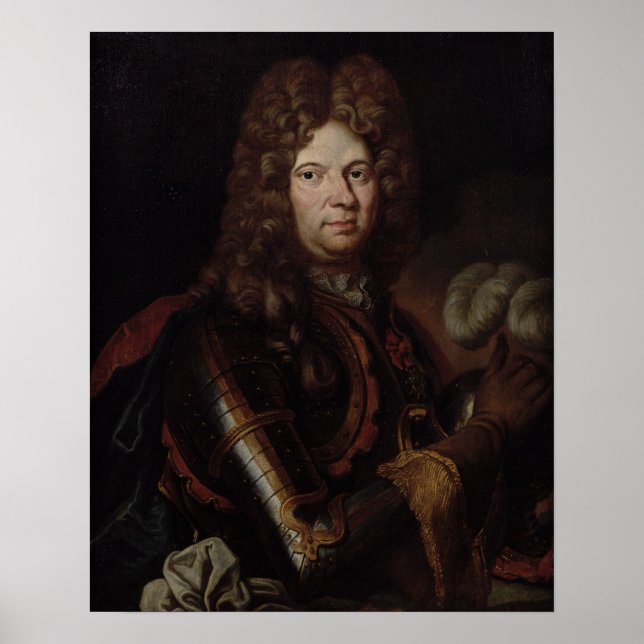 Portrait von Jean Bart Poster (Vorne)