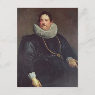 Portrait von Jean de Montfort Postkarte