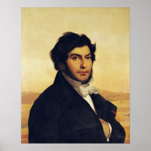 Portrait von Jean-Francois Champollion 1831 Poster