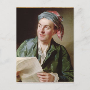 Portrait von Jean-Francois Marmontel 1767 Postkarte