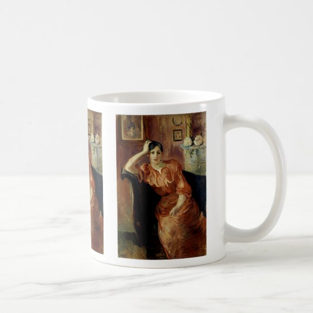 Portrait von Jeanne Pontillon Kaffeetasse (Rechts)