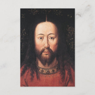 Portrait von Jesus Christus von Jan van Eyck Einladung