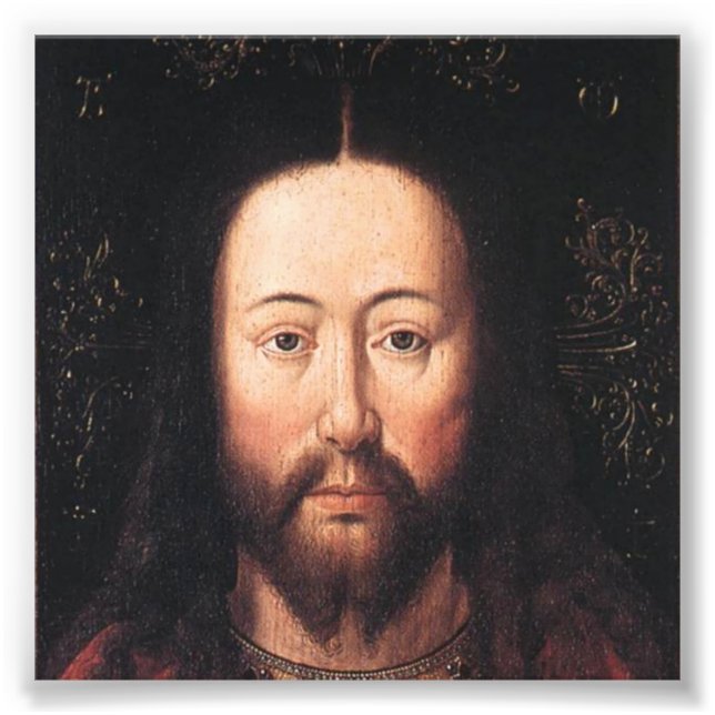 Portrait von Jesus Christus von Jan van Eyck Fotodruck (Vorne)