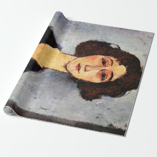 Portrait von Jeune Femme, Modigliani Geschenkpapier