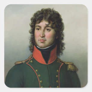 Portrait von Joachim Murat King von Neapel Quadratischer Aufkleber