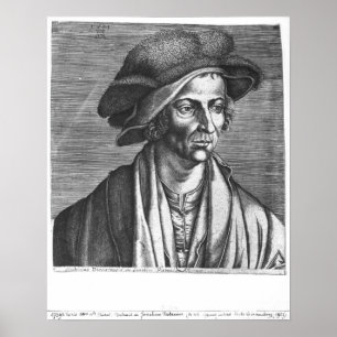 Portrait von Joachim Patinir, 1521 Poster
