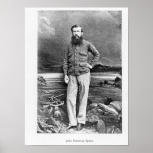 Portrait von John Hanning Poster