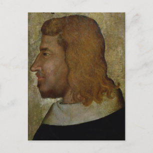 Portrait von John II., dem "Guten' König von Frank Postkarte