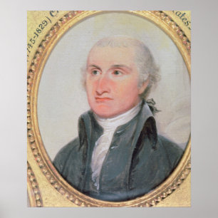 Portrait von John Jay Poster