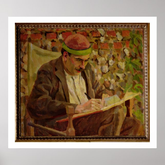 Portrait von John Maynard Keynes (1883-1946) (Öl Poster (Vorne)