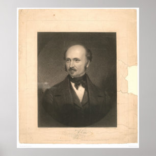 Portrait von John Sutter (1679A) - nicht restaurie Poster