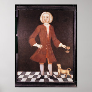 Portrait von Jonathan Bentham, c.1725 Poster