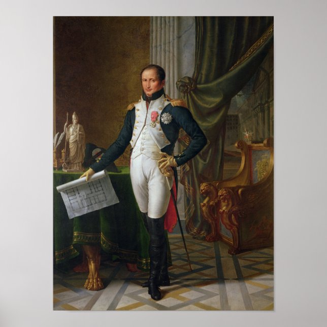 Portrait von Joseph Bonaparte King of Spain Poster (Vorne)