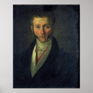 Portrait von Joseph Fouche Duke of Otranto, 1813 Poster