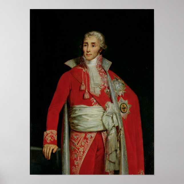 Portrait von Joseph Fouche Duke of Otranto Poster (Vorne)