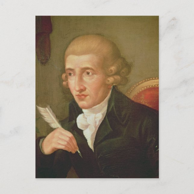 Portrait von Joseph Haydn Postkarte (Vorderseite)