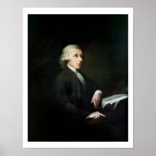 Portrait von Joseph Priestley (1733-1804) (Öl auf  Poster