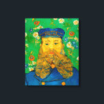 Portrait von Joseph Roulin | Vincent van Gogh Leinwanddruck<br><div class="desc">Die Porträtserie von Vincent van Gogh über Joseph Roulin, den Postman in Arles, ist eine herzliche Hommage an seinen nahen Freund und Vertrauten. Die zwischen 1888 und 1889 angestrichenen Arbeiten zeigen Van Gogh's postimpressionistischen Stil mit kühnen Farben, dynamischen Pinselstrichen und expressivem Charakter. Jedes Portrait spiegelt Van Gogh’s Bewunderung für Roulin...</div>