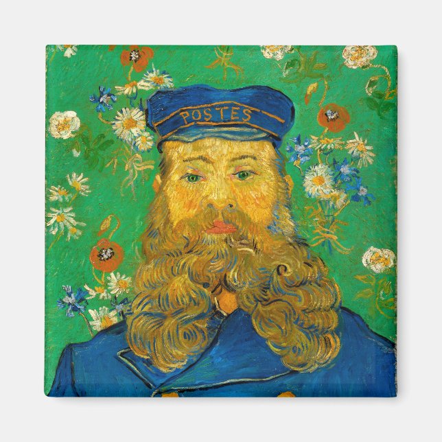 Portrait von Joseph Roulin von Vincent Van Gogh Magnet (Vorne)