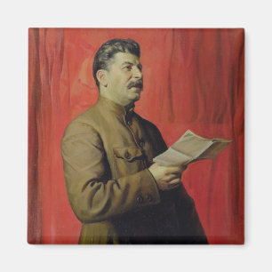 Portrait von Josif Stalin, 1933 Magnet