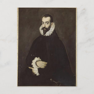Portrait von Juan Pimentel y Herrera von El Greco Postkarte