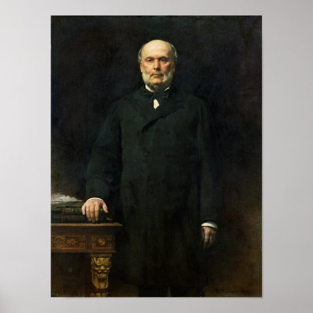 Portrait von Jules Grevy 1880 Poster (Vorne)