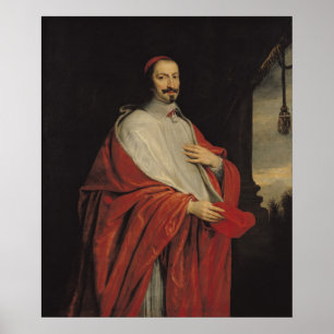 Portrait von Jules Mazarin Poster