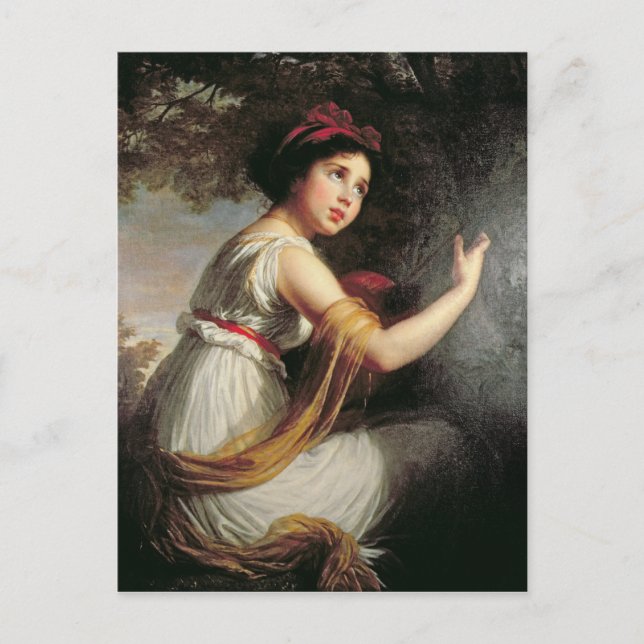 Portrait von Julie Le Brun, c.1797 Postkarte (Vorderseite)