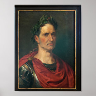 Portrait von Julius Caesar Poster