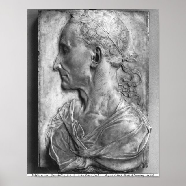 Portrait von Julius Caesar Poster (Vorne)
