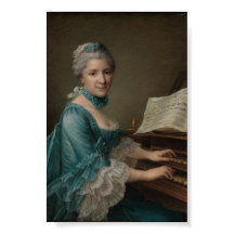 Portrait von Justine Favart Poster