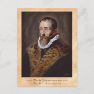 Portrait von Justus Lipsius Paul Peter Rubens Postkarte