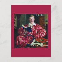 Portrait von K. B. Kustodiev von Boris Kustodiev