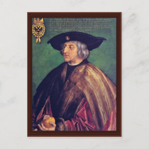 Portrait von Kaiser Maximilian I. von Albrecht Dür Postkarte