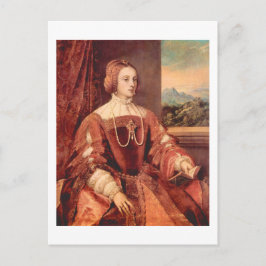 Portrait von Kaiserin Isabella, Tizian Fine Art Postkarte
