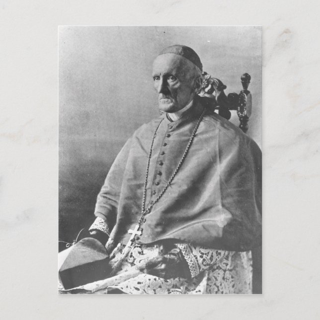 Portrait von Kardinal Manning Postkarte (Vorderseite)