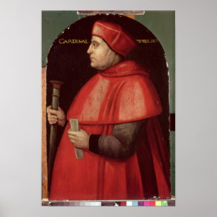Portrait von Kardinal Thomas Wolsey Poster