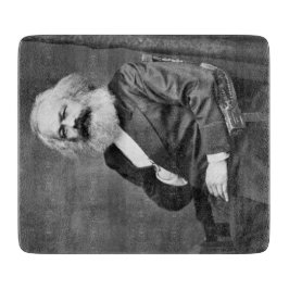 Portrait von Karl Marx (Gründer des Marxismus) Schneidebrett