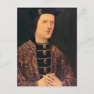Portrait von König Edward IV. von England Postkarte