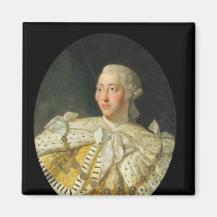 Portrait von König Georg III nach 1760 Magnet