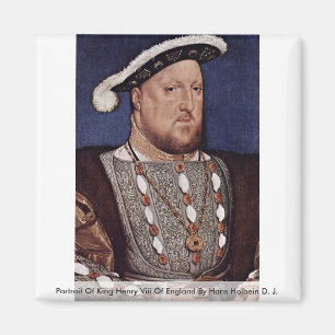Portrait von König Henry VIII von England Magnet