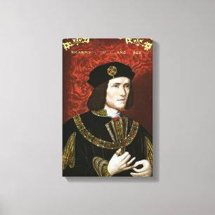 Portrait von König Richard III Leinwanddruck