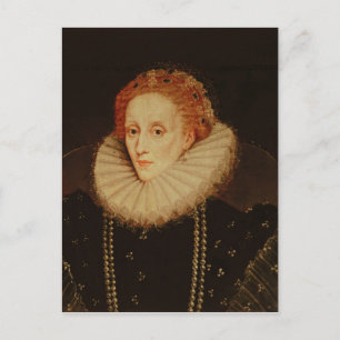 Portrait von Königin Elizabeth I. Postkarte