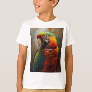 Portrait von künstlerischem Papagei - lebhafte Ölm T-Shirt